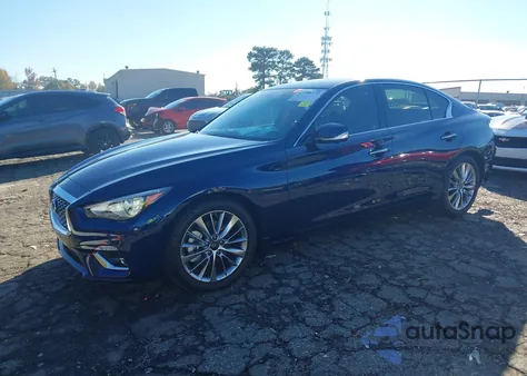 2024 Infiniti Q50 Luxe z USA, uszkodzony, nr VIN JN1EV7BPXRM601726